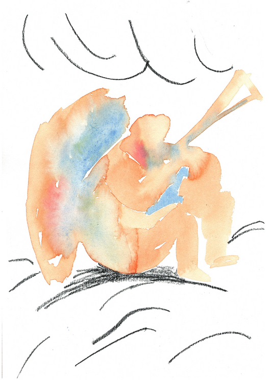 Ескіз ангелик "Передчуття"